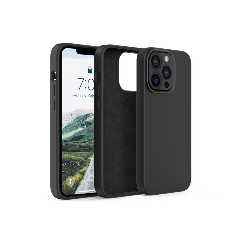 蘋果新款13硅膠液態(tài)手機(jī)殼，加厚款液態(tài)硅膠手機(jī)套定制